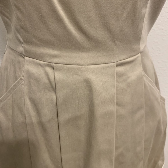 White House Black Market Tan Princess Rockabilly Sun Dress Women's Size 00 - Picture 10 of 14